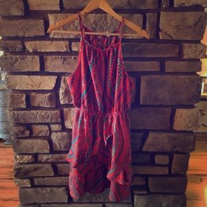 Red/Multi Xtraordinary Dress